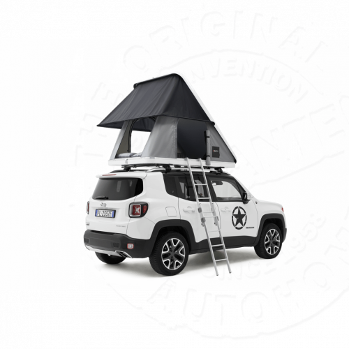 Палатка на крышу автомобиля AUTOHOME COLUMBUS VARIANT X-LARGE, тент серый, лестница 215 мм