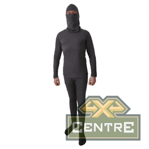 Термобелье комплект Btrace Mild Fleece (Футболка с длинными рукавами + кальсоны), XXL (58-60) Черный