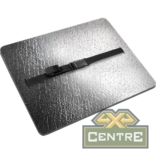 Сиденье на поясе с карабином ISOLON металлик 320х240x15 мм