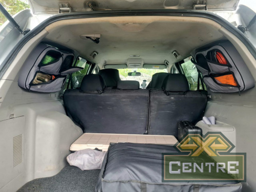 Комплект органайзеров боковых окон багажника Mitsubishi Pajero Sport 2 серый