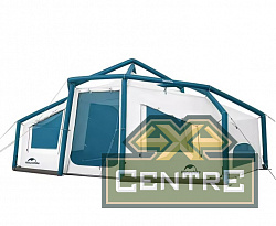 Палатка Naturehike Lingfeng Air 12.0 2-местная, быстросборная, надувной каркас, бело-голубая