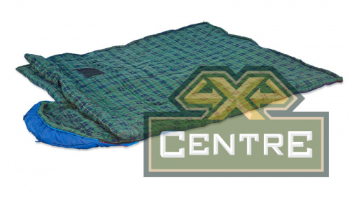 Мешок спальный ALEXIKA TUNDRA Plus (одеяло) синий, левый