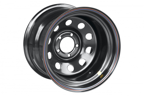 Диск OFF-ROAD Wheels  JEEP стальной черный 5х114,3 10xR15 d84 ET-50 (круг. мелкий)