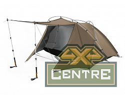 Палатка Naturehike Hillock 6, 2-местная, коричневая