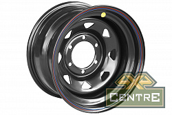 Диск OFF-ROAD-WHEELS Toyota/Nissan стальной черный 6x139,7 8xR15 d110 ET-19 (треуг. мелкий)