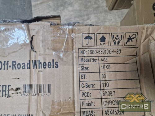 Диск усиленный стальной хромированный 6x139,7 8xR16 d110 ET+30 (уценка)