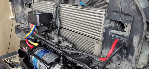 Площадка РИФ под лебёдку в штатный бампер Great Wall Poer