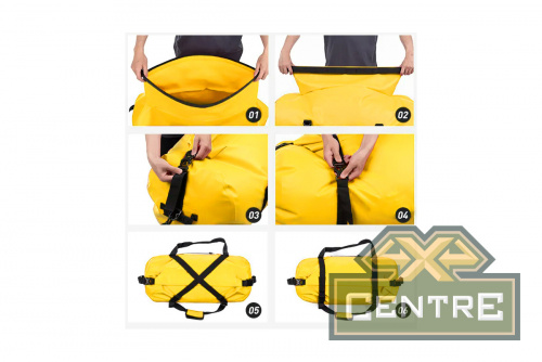 Гермосумка Naturehike 90 л ПВХ (желтая)