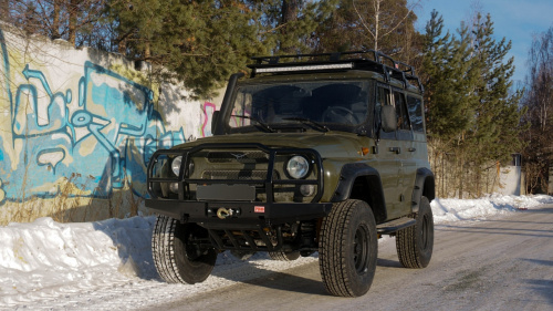 Багажник экспедиционный без крепежа РИФ 1350х2100 мм УАЗ Хантер, LR Defender, TLC 70 (6 опор.)