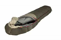 Мешок спальный ALEXIKA Aleut Compact, туристический, для низких температур, малой длины, oliv,правый