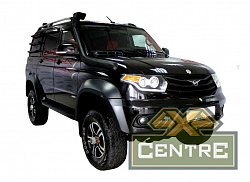 Расширители арок УАЗ Патриот 2015+ шагрень (+30 мм к штатным) (1 бак)