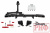 Бампер РИФ силовой задний УАЗ Буханка с фонарями, калиткой, без фаркопа, лифт 65 мм