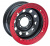 Диск усиленный УАЗ стальной черный 5x139,7 10xR15 d110 ET-44 с бедлоком (красный) уценённый
