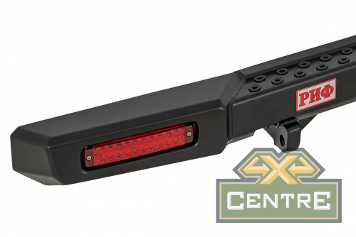 Бампер РИФ силовой задний УАЗ Буханка с фонарями, калиткой, без фаркопа, лифт 65 мм