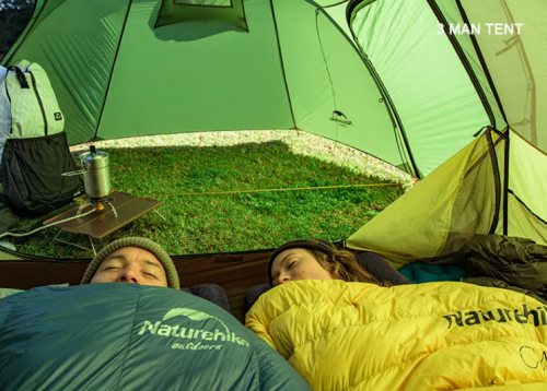 Палатка Naturehike Opalus 2-местная, алюминиевый каркас, зеленый