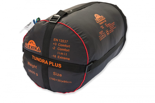 Мешок спальный ALEXIKA TUNDRA Plus (одеяло) синий, правый