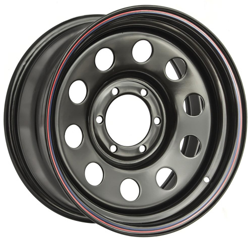 Диск OFF-ROAD-WHEELS Toyota/Nissan стальной черный 6x139,7 7xR16 d110 ET+30 (круг. отв.)