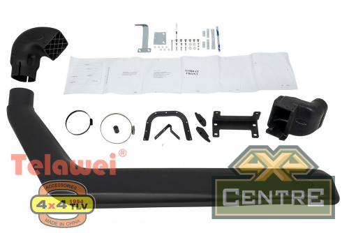 Шноркель Telawei для Jeep Wrangler JL 2018+ (кроме 3.0D)