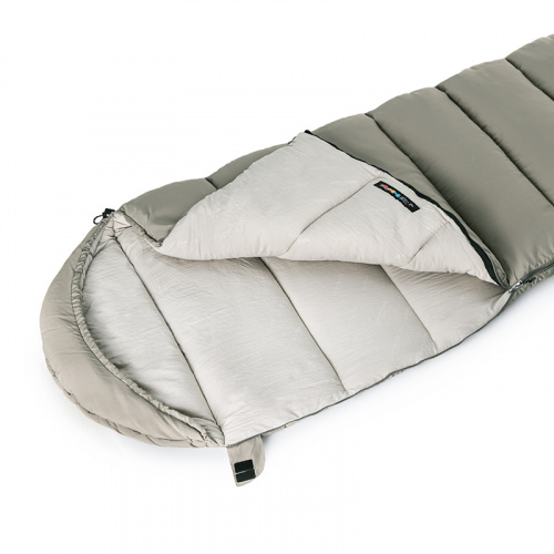 Мешок спальный Naturehike Evenlope M180, (190+30)х80 см, (правый) (ТК: +12°C), серый
