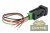 Кнопка ВКЛ/ВЫКЛ, голубой, FRONT LIGHTS TOYOTA 22x22