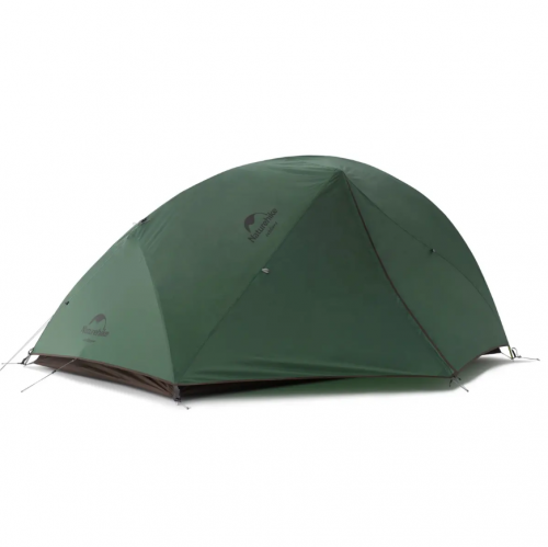 Палатка Naturehike Star-river 2-местная, алюминиевый каркас, сверхлегкая, зеленая