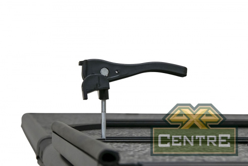 Крышка кузова Toyota Hilux Vigo 2005-2013, трёхсекционная, алюминиевая, черная