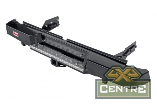 Бампер РИФ силовой задний Mitsubishi L200 2019+ с квадратом под фаркоп