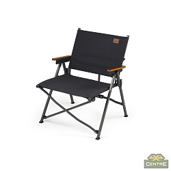 Кресло туристическое Naturehike складное, черное, до 120 кг