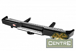 Бампер РИФ силовой задний для ГАЗ Соболь с квадратом под фаркоп лифт 50 мм