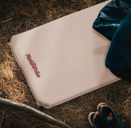 Коврик самонадувающийся Naturehike двойной 200х135х3 см, песочный