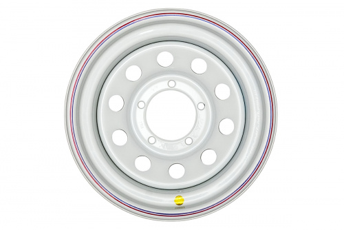 Диск OFF-ROAD-WHEELS УАЗ стальной белый 5x139,7 8xR15 d110 ET-24 (круг)