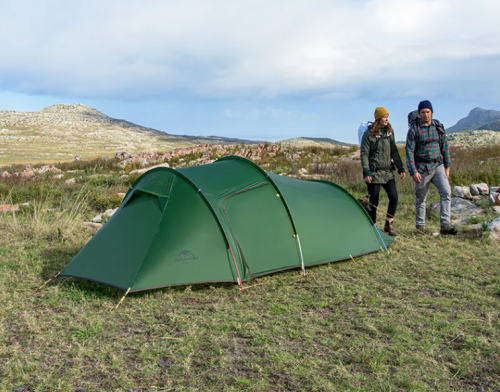 Палатка Naturehike Opalus 2-местная, алюминиевый каркас, зеленый
