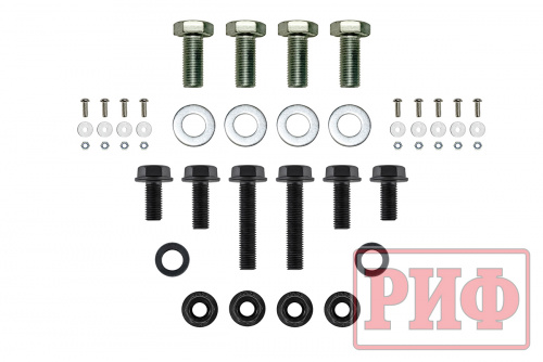 Бампер РИФ силовой задний TANK 400 c квадратом под фаркоп