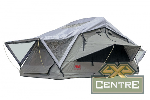 Палатка на крышу автомобиля РИФ Soft RT01-140 усиленная, тент серый