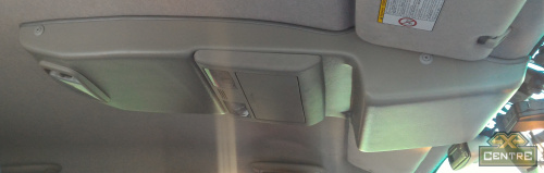 Консоль потолочная для установки р/c Toyota Hilux , без выреза под р/c, серая