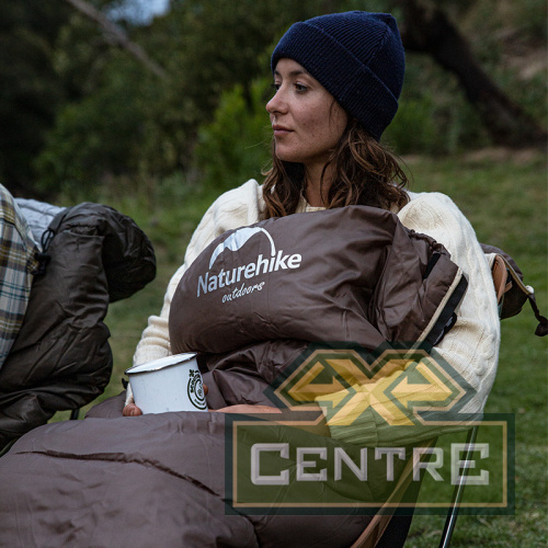 Мешок спальный Naturehike U350S, (190х30)х75 см, (правый) (ТК: -3°C), темно-зеленый