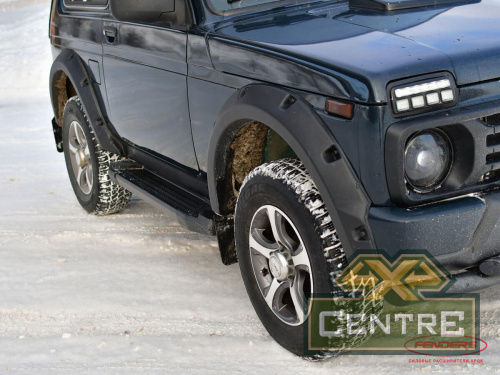 Расширители колёсных арок ВАЗ НИВА 4X4 URBAN 3D (передние 70 мм, задние 70 мм)
