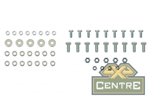 Бампер РИФ силовой передний Renault Duster 2015-2020 с квадратом под  фаркоп и защитой радиатора