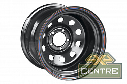 Диск OFF-ROAD Wheels  JEEP стальной черный 5х114,3 10xR15 d84 ET-50 (круг. мелкий)