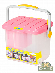 Ящик экспедиционный IRIS RV BOX WASH BOX 25C, 25 литров 41x31x32,5 см. Розовый