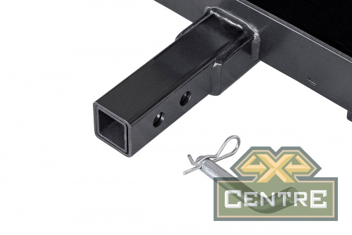 Лебёдка переносная РИФ 9000U c квадратом для фаркопа, стальной трос (облегченная)