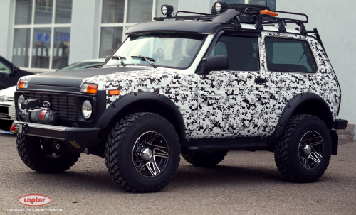 Расширители арок Lapter на ВАЗ-2121 LADA NIVA 4×4 3D  под не резанные арки ТКН-21С