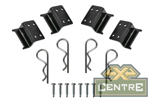 Крышка кузова Toyota Hilux Vigo 2005-2013, трёхсекционная, алюминиевая, черная