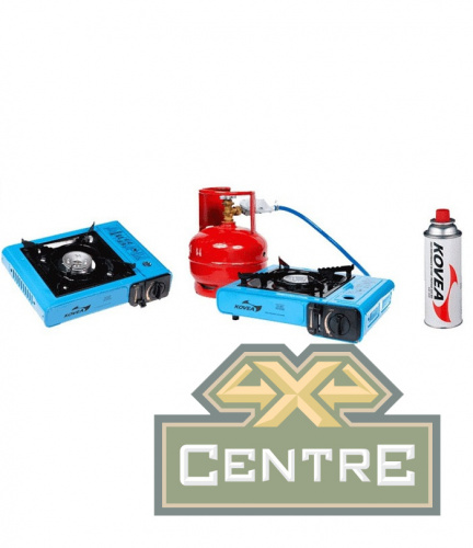 Плита газовая Kovea Portable Range цанговый/бытовой баллон