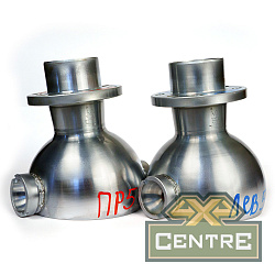 Шаровая опора поворотного кулака усиленная кастор +5° хромированная мост Спайсер (к-т 2 шт.)