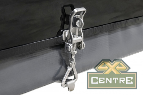 Палатка на крышу автомобиля РИФ Hard RT03-140, корпус черный, тент песочный