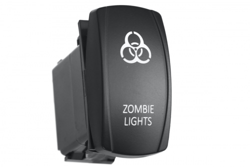 Переключатель ВКЛ/ВЫКЛ, синий, ZOMBIE LIGHTS