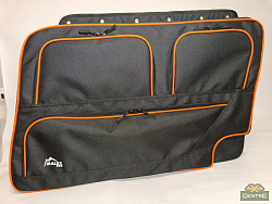 Усиленный комплект органайзеров боковых окон багажника УАЗ Патриот 2015+, черный