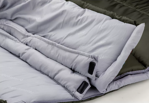 Мешок спальный Naturehike U350S, (190х30)х75 см, (левый) (ТК: -3°C), серый