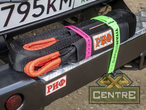 Ремень крепёжный TitanStraps Industrial зеленый L = 51 см (Dmax = 14,15 см, Dmin = 5,5 см)